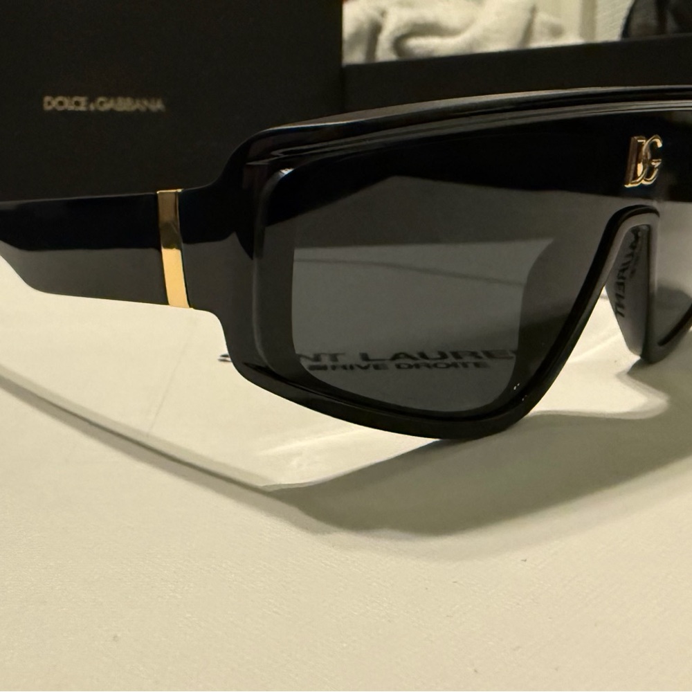Dolce & Gabbana Black and Gold Sunglasses